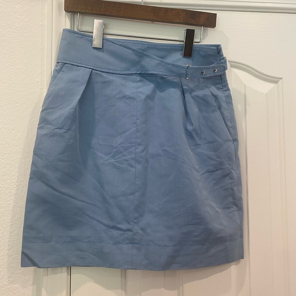 mini skirt. Size 42. Light blue